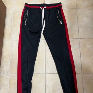 mnml track pants, medium